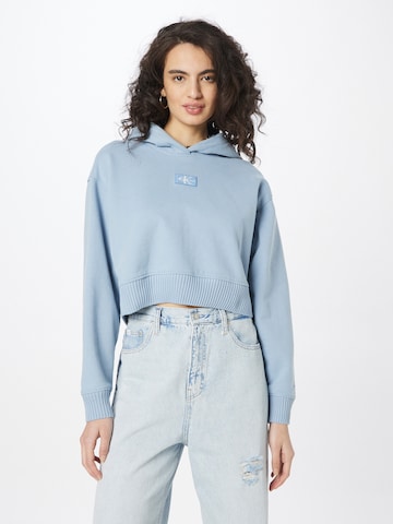 Calvin Klein Jeans Bluzka sportowa w kolorze niebieski: przód