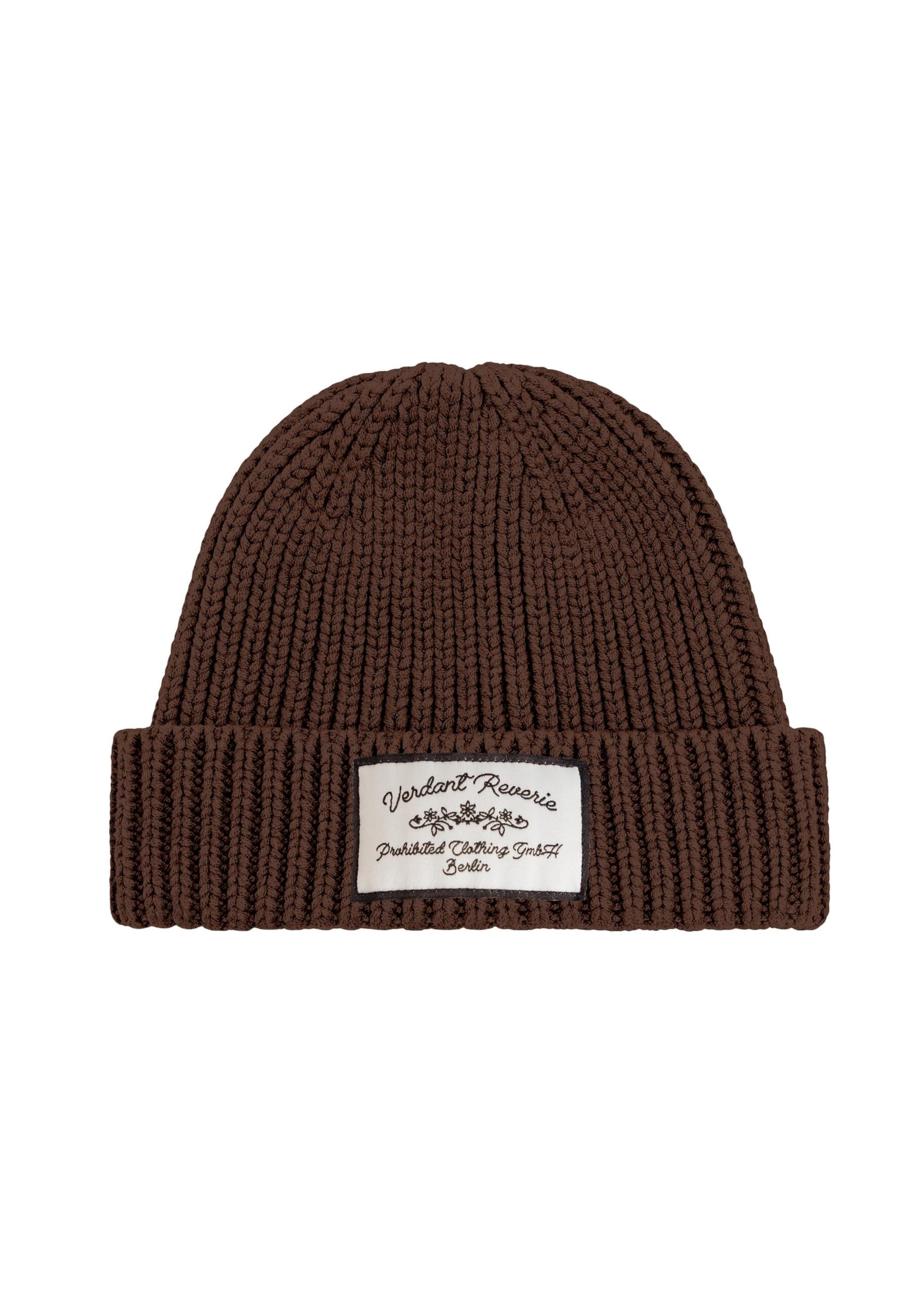 Prohibited Čepice 'Verdant Reverie' – hnědá: přední strana