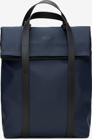 RAINS Backpack '2 Way' in Blue: front