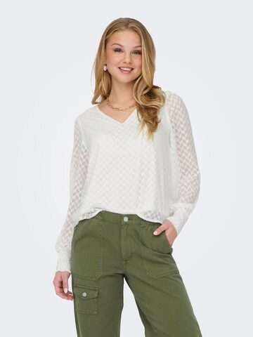 ONLY - Blusa 'EMMERY' en blanco: frente