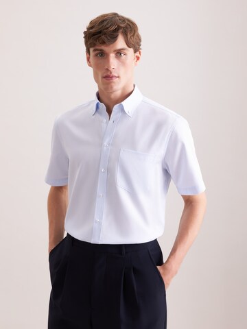 Coupe regular Chemise business SEIDENSTICKER en bleu : devant