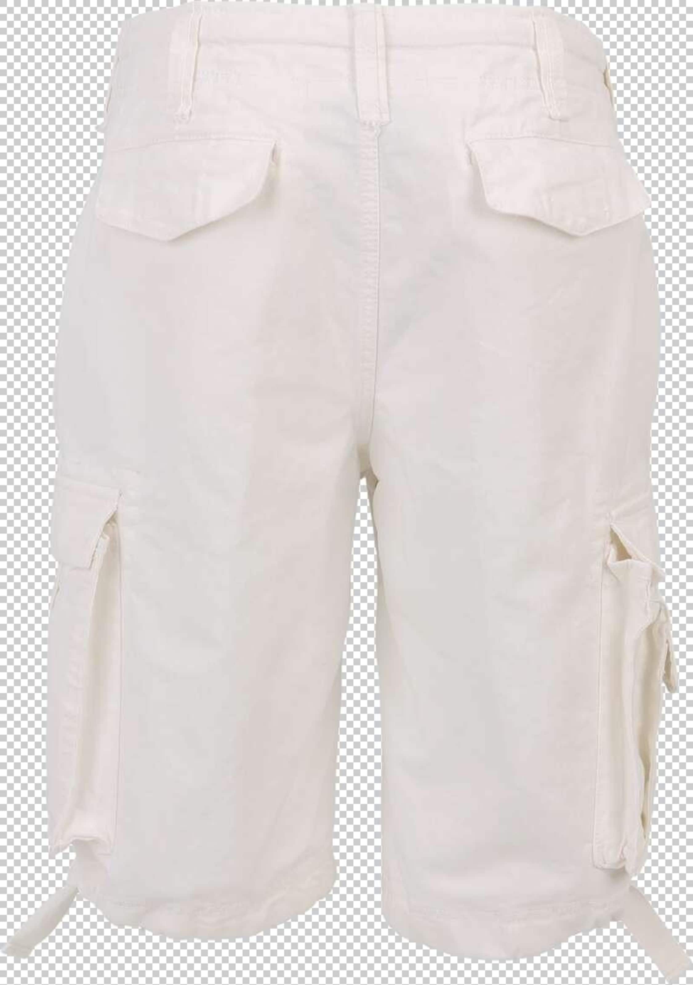 Regular Pantalon cargo Brandit en blanc