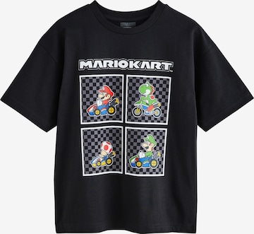 melns Next T-Krekls 'Mario Gaming': no priekšpuses