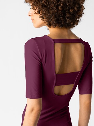 Les Lunes Shirt body 'Charlotte' in Lila