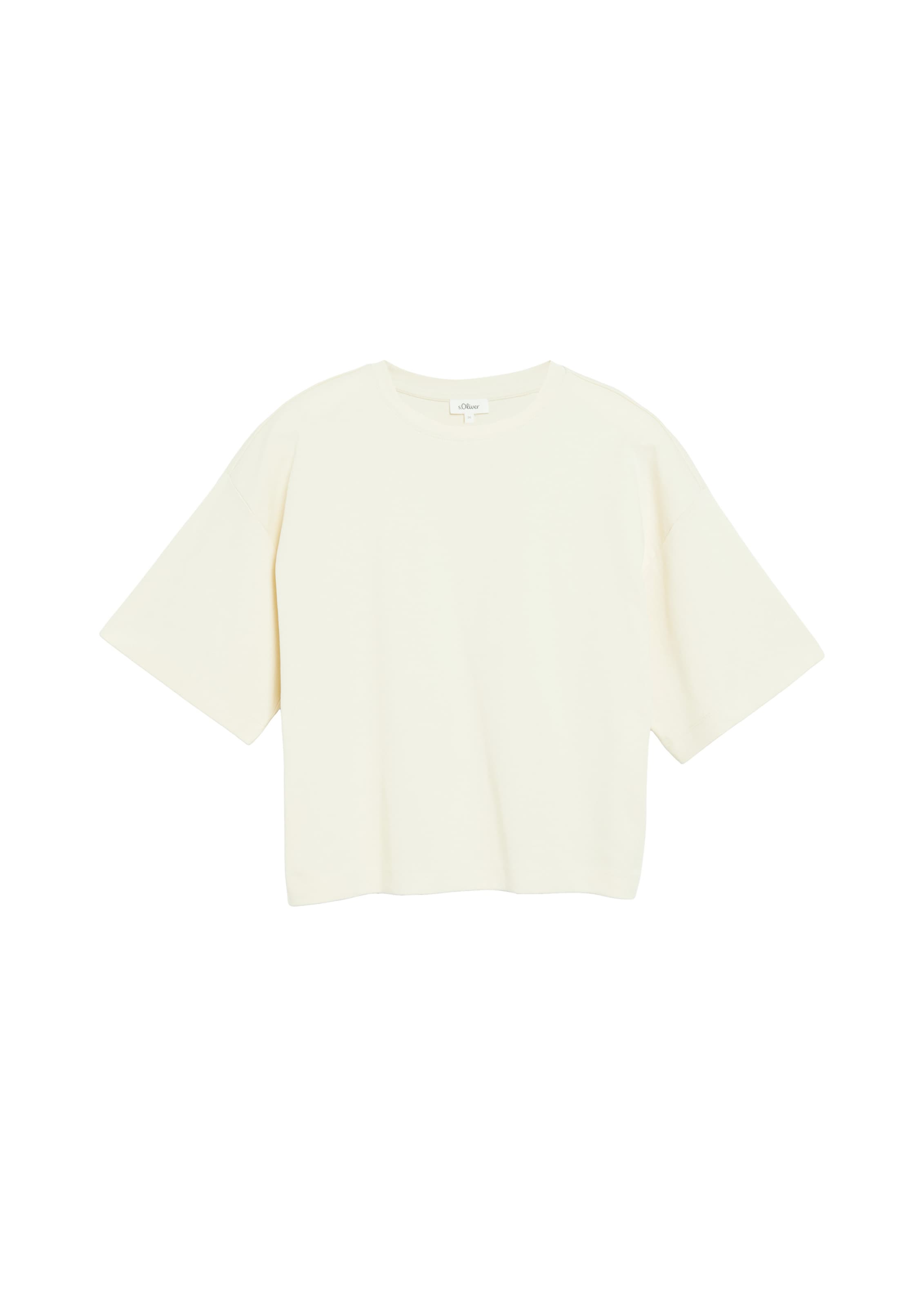 T-shirt s.Oliver en beige : devant