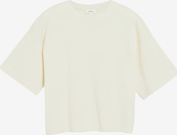T-shirt s.Oliver en beige : devant