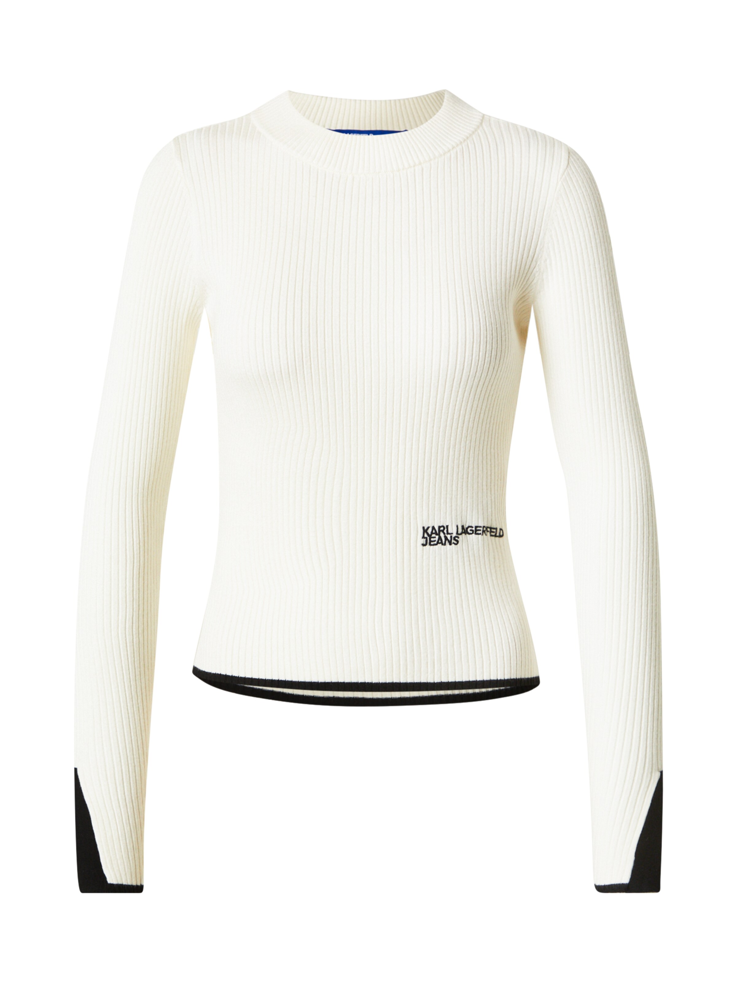 KARL LAGERFELD JEANS Tröja i vit: framsida