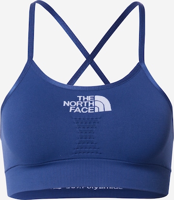 THE NORTH FACE Bustier Sports-BH i blå: forside