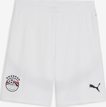PUMA Regular Sportbroek in Wit: voorkant
