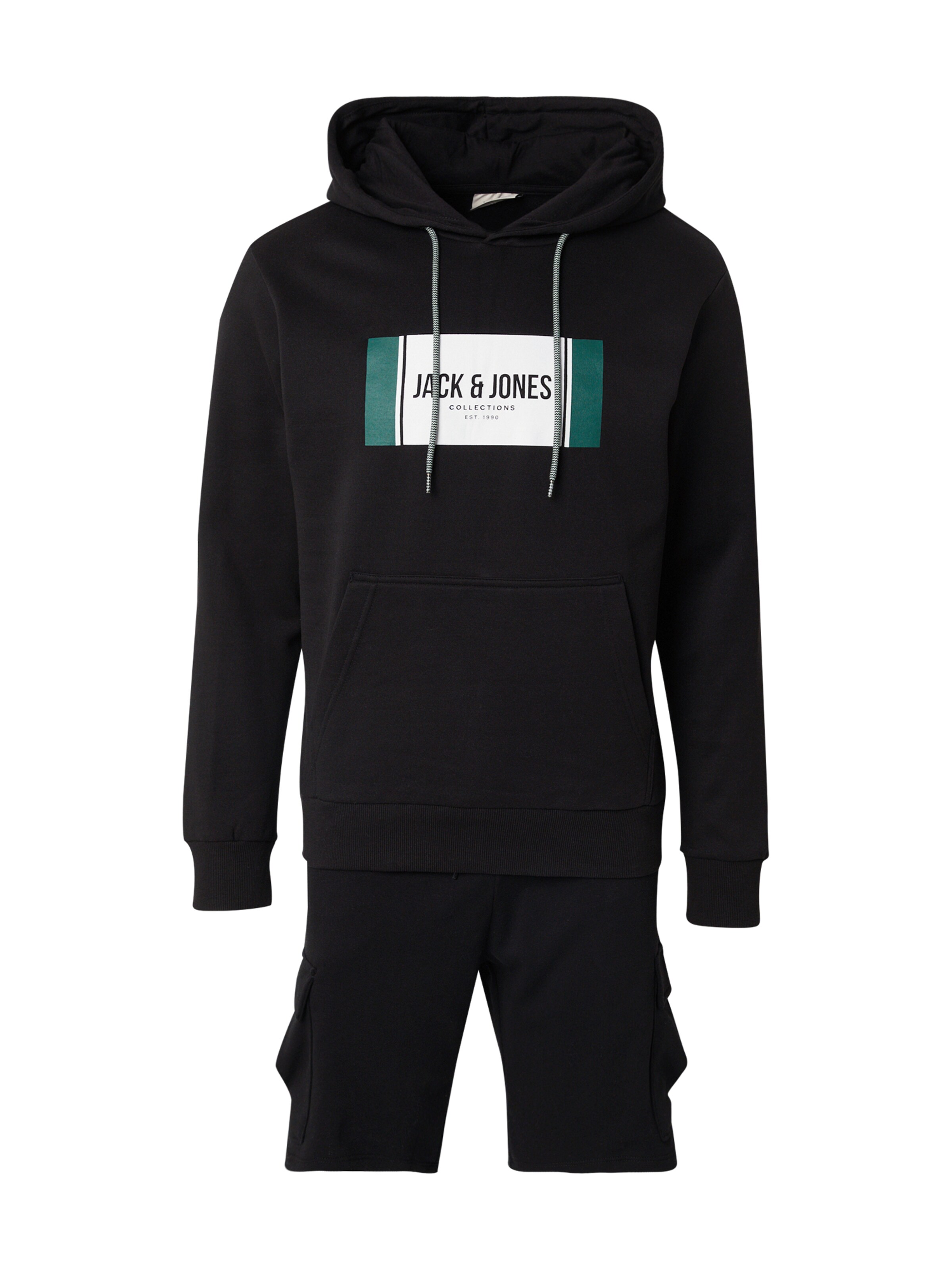 JACK & JONES Φόρμα τρεξίματος 'JJHAYATO' σε μαύρο