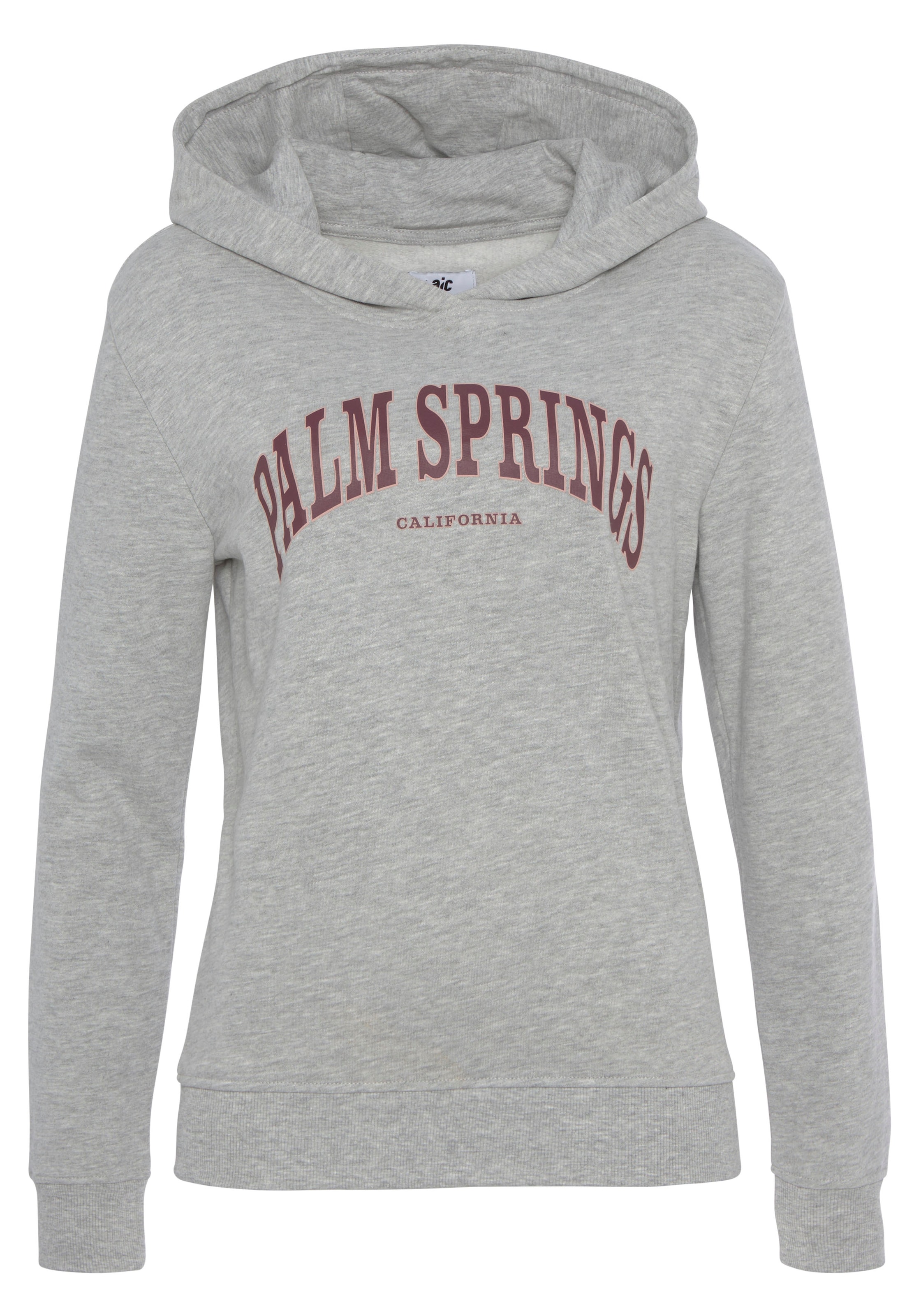 AJC Sweatshirt in Grau: Vorderseite