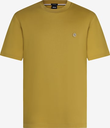 T-Shirt 'C-Taut 01' BOSS en jaune : devant