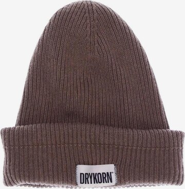 DRYKORN Hat & Cap in One size in Brown: front