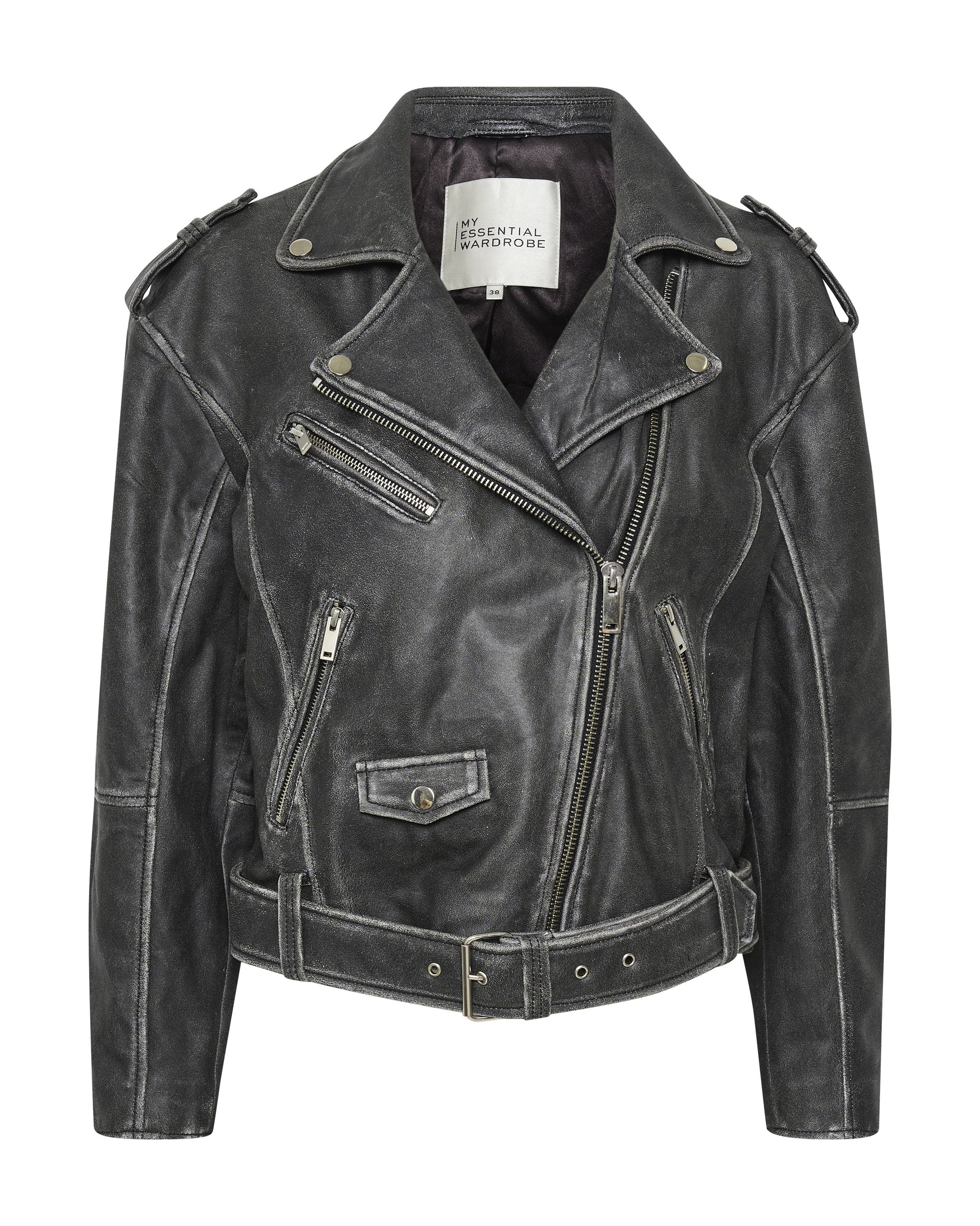 My Essential Wardrobe Tussenjas in Grijs: voorkant