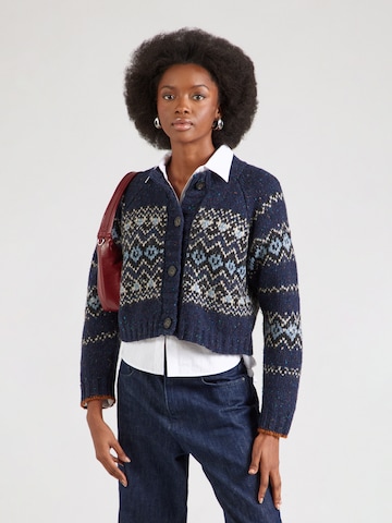 Vanessa Bruno Knit cardigan 'Damas' in Blue: front