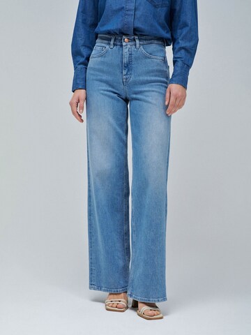 Salsa Jeans Wide leg Jeans 'Faith' in Blauw: voorkant