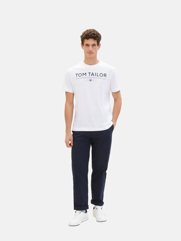 TOM TAILOR T-shirt i vit