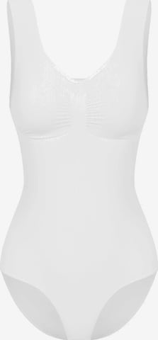 Body modelant 'Tank Bodysuit Sculpting Shapewear mit Slip' cfab (formerly creamy fabrics) en blanc : devant
