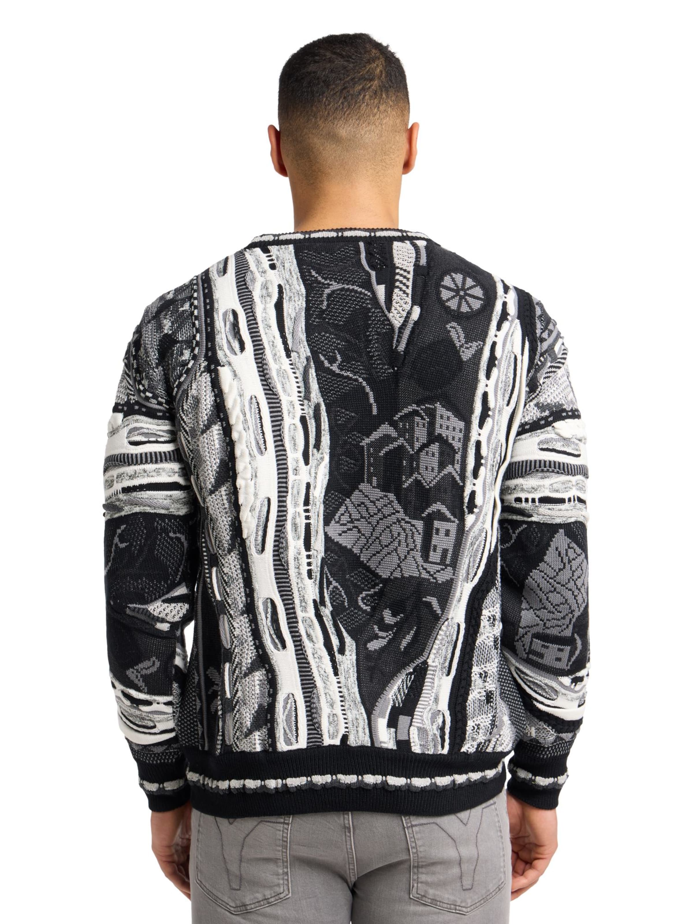 Carlo Colucci Pullover 'Eberhoefer' in Schwarz