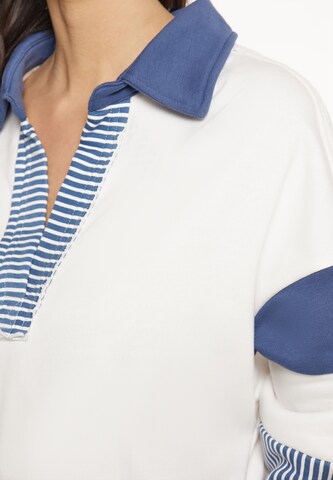 Sweat-shirt SANIKA en blanc
