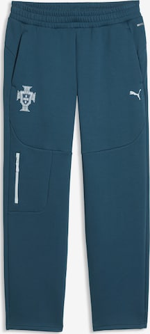 PUMA Regular Sports trousers in Blue: front