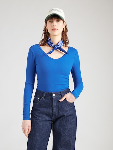 TOPSHOP Shirt 'WENDY' in Blue: front