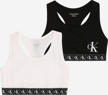 Calvin Klein UnderwearBustier Grudnjak - crna boja: prednji dio