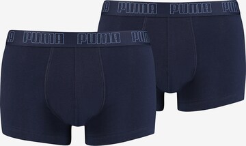 PUMA Boxershorts in Blauw: voorkant