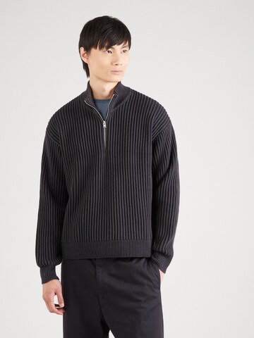 Abercrombie & Fitch Pullover in Schwarz: Vorderseite
