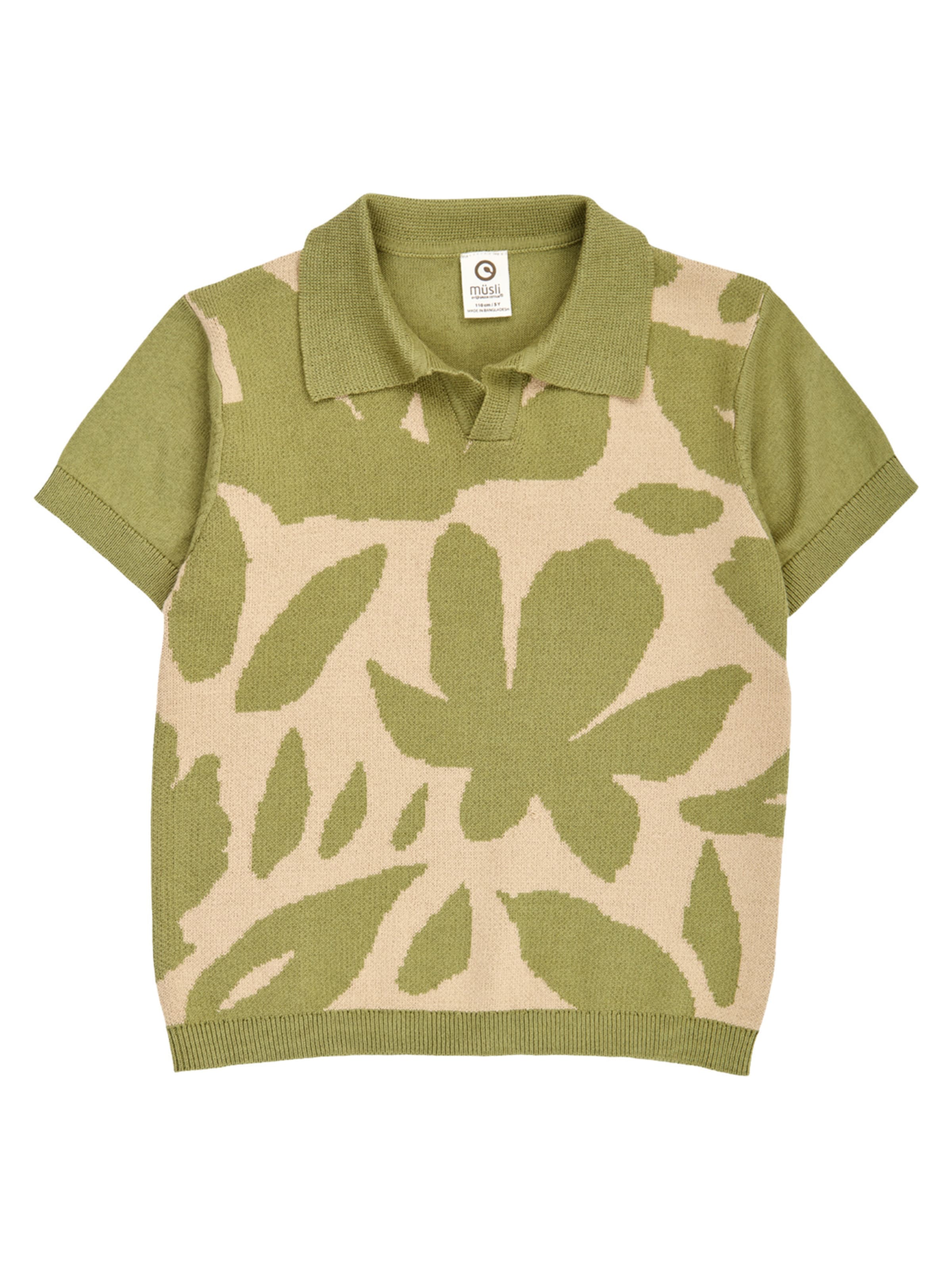 Müsli by GREEN COTTON Shirt in Groen: voorkant