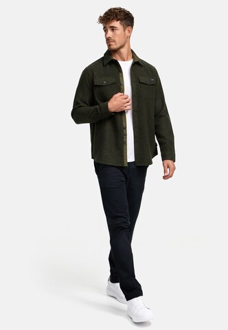 INDICODE JEANS Regular fit Overhemd ' Lui ' in Groen