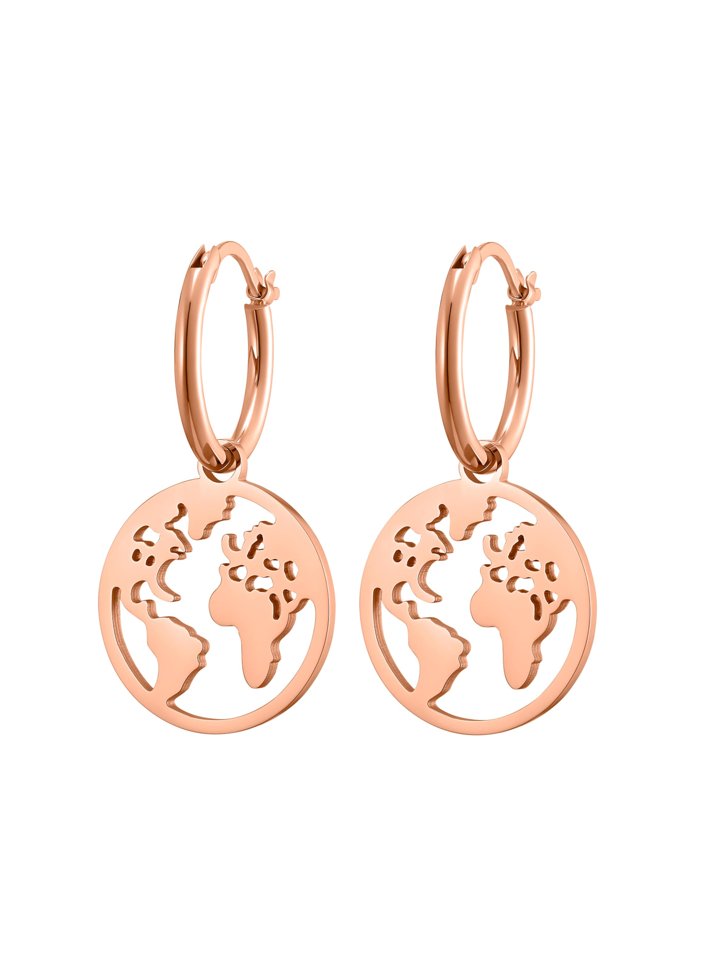 Heideman Ohrschmuck 'Orbis' in Gold: Vorderseite