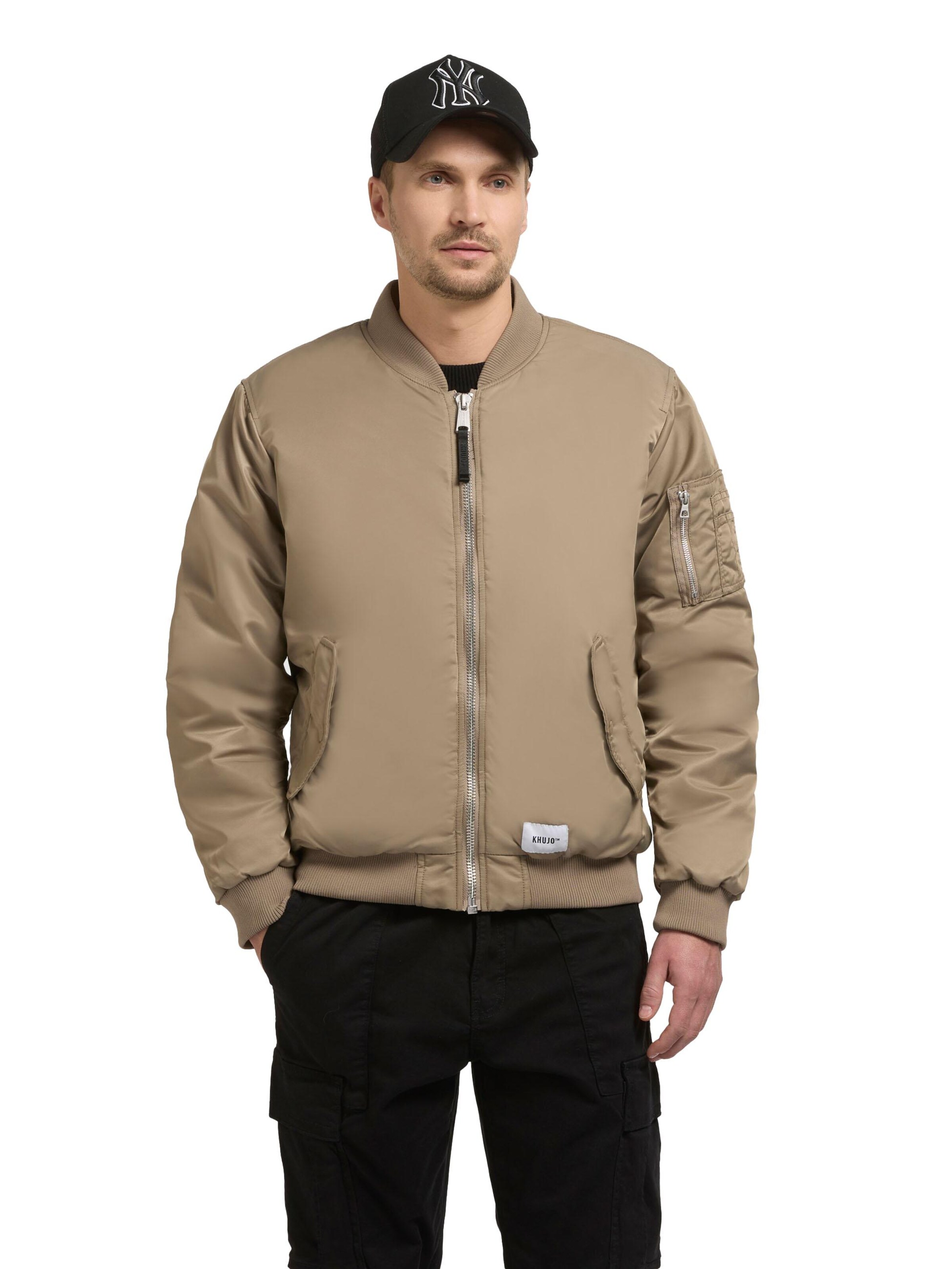 khujo Between-season jacket 'Adon' in Beige: front