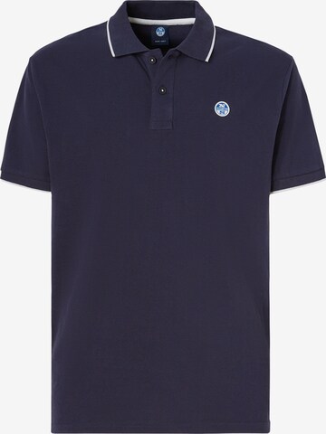 North Sails Poloshirt in Blau: predná strana