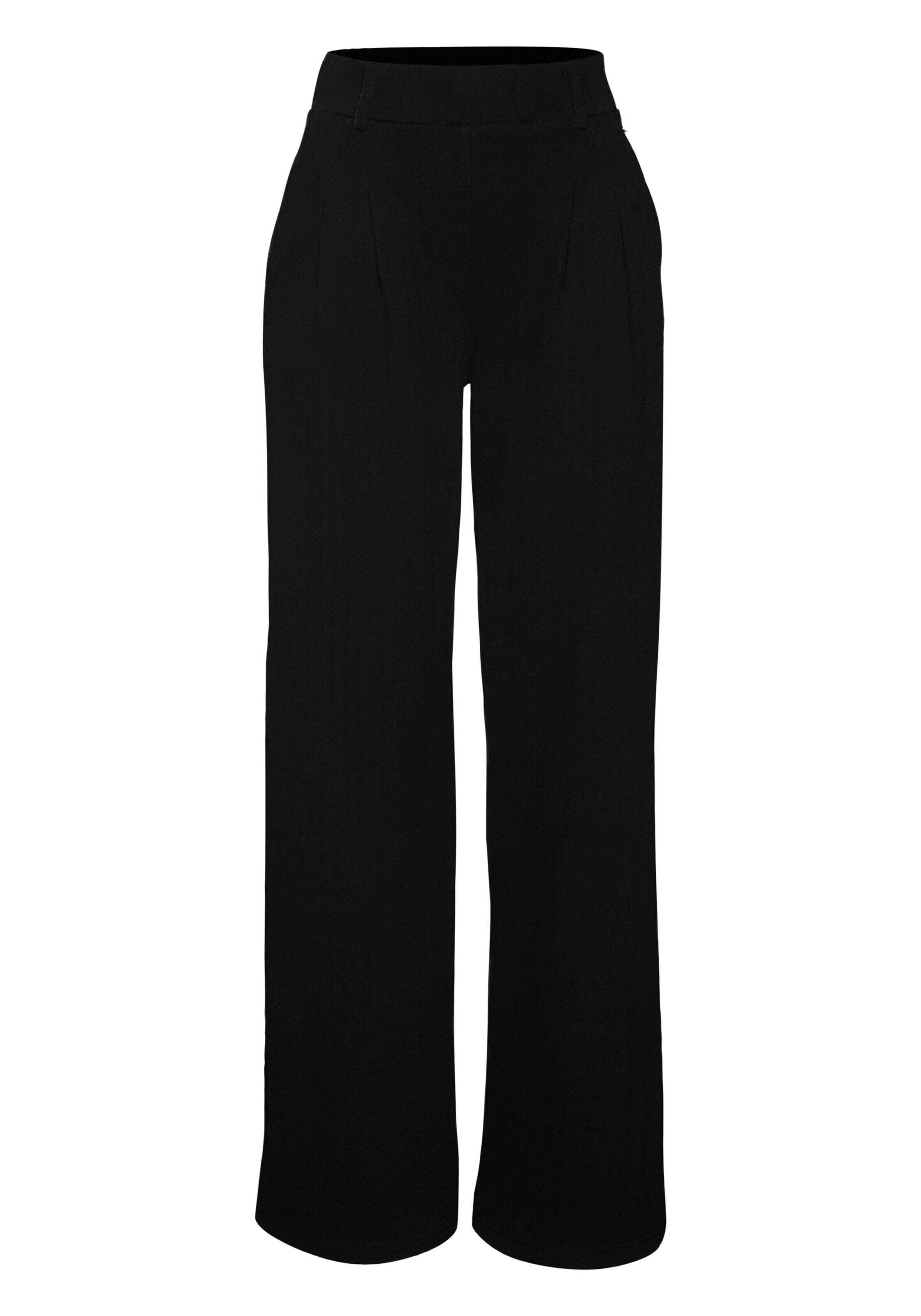 LASCANA Pleat-Front Pants in Black, Item view