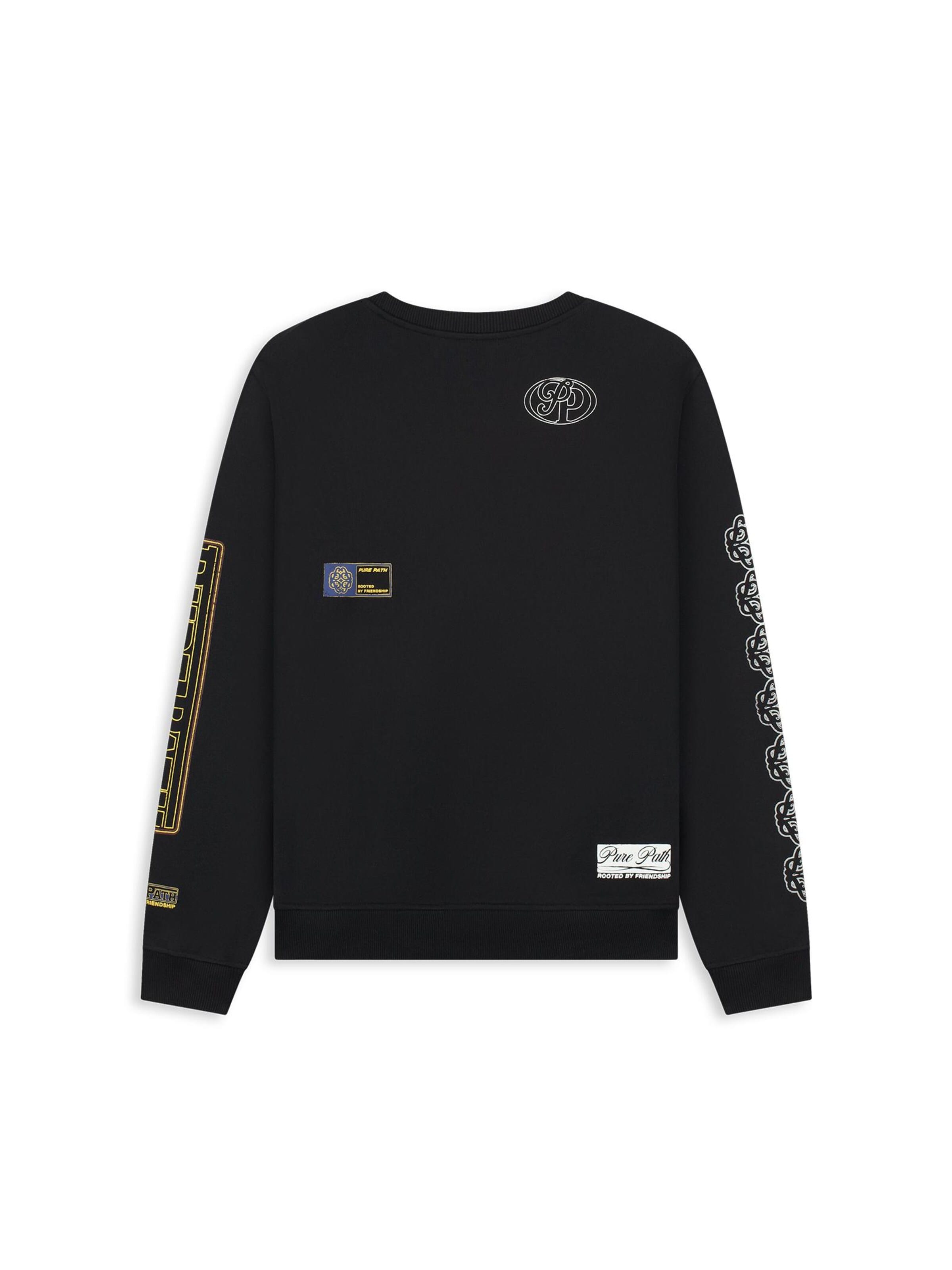 Sweat-shirt Pure Path en noir