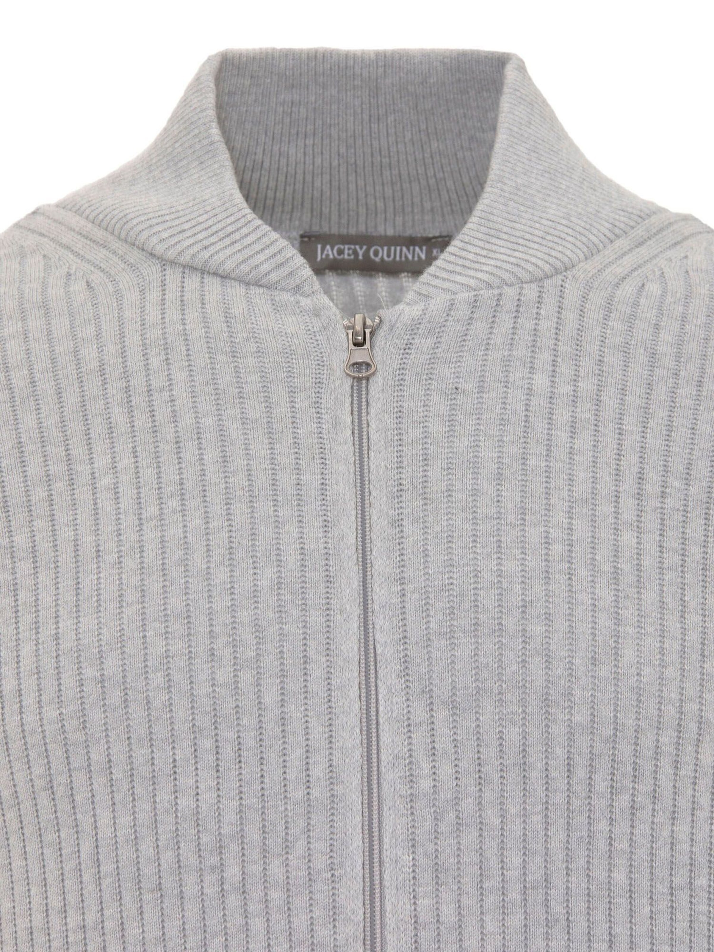 Jacey Quinn Вязаная кофта в Серый