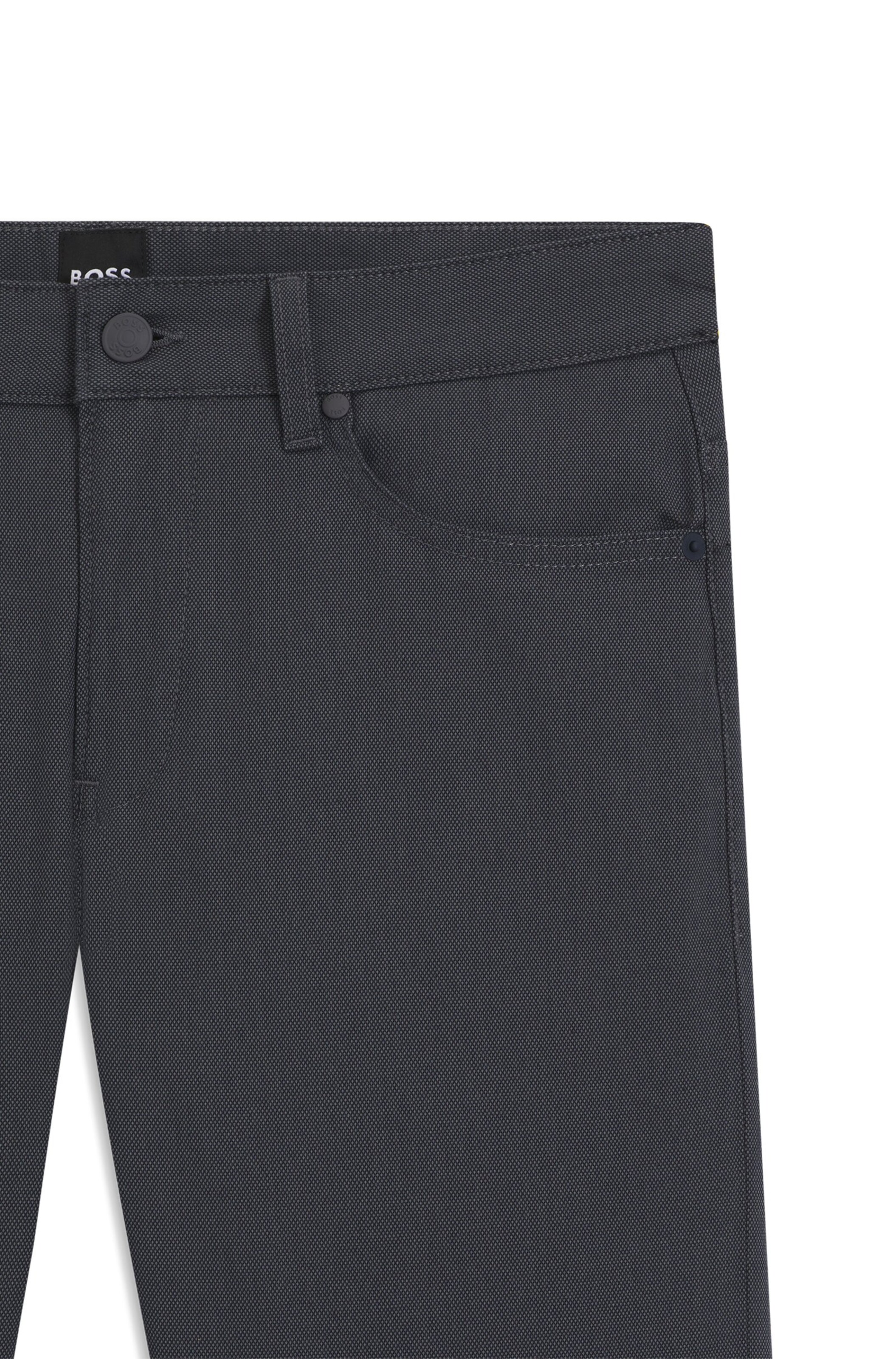 BOSS Slimfit Hose 'H-Delaware' in Blau