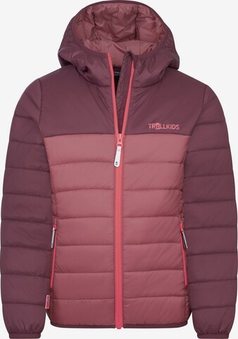 TROLLKIDS Outdoor jacket in Pink: front