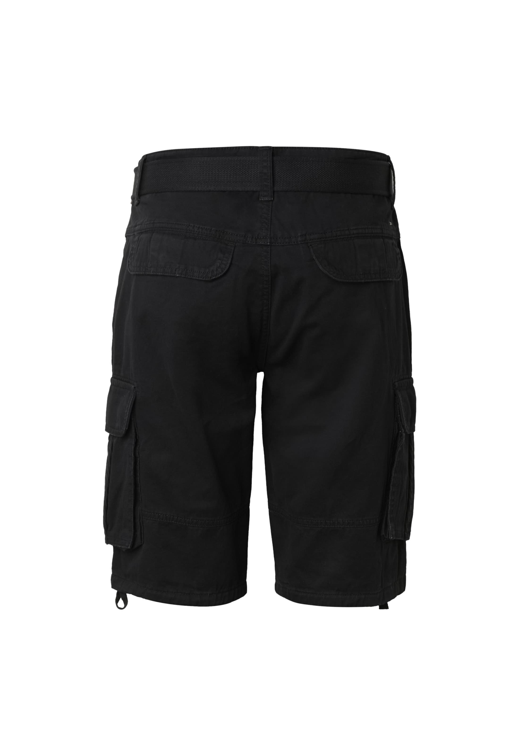 INDICODE JEANS - regular Pantalón cargo 'INMonsun' en negro
