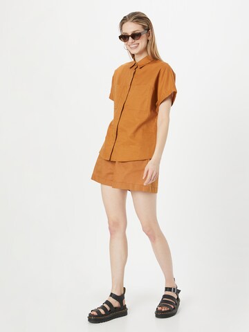 FRNCH PARIS Blouse 'CLARY' in Brown