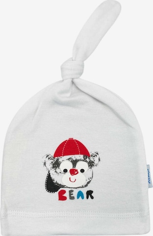 Aliap Beanie in White: front