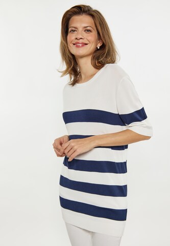 Pull-over usha BLUE LABEL en blanc : devant