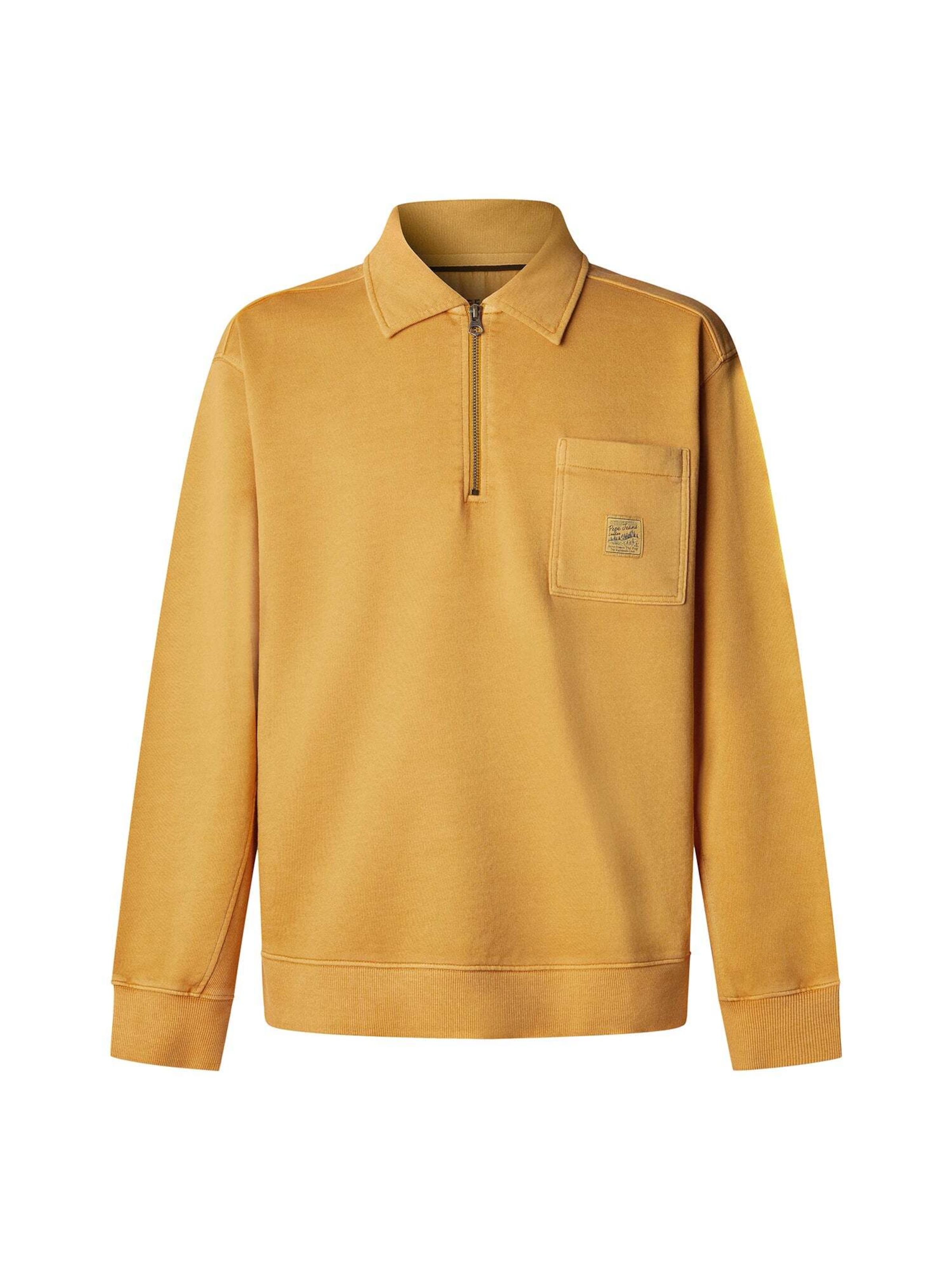 Pepe Jeans - Sudadera 'JAMIE' en amarillo: frente