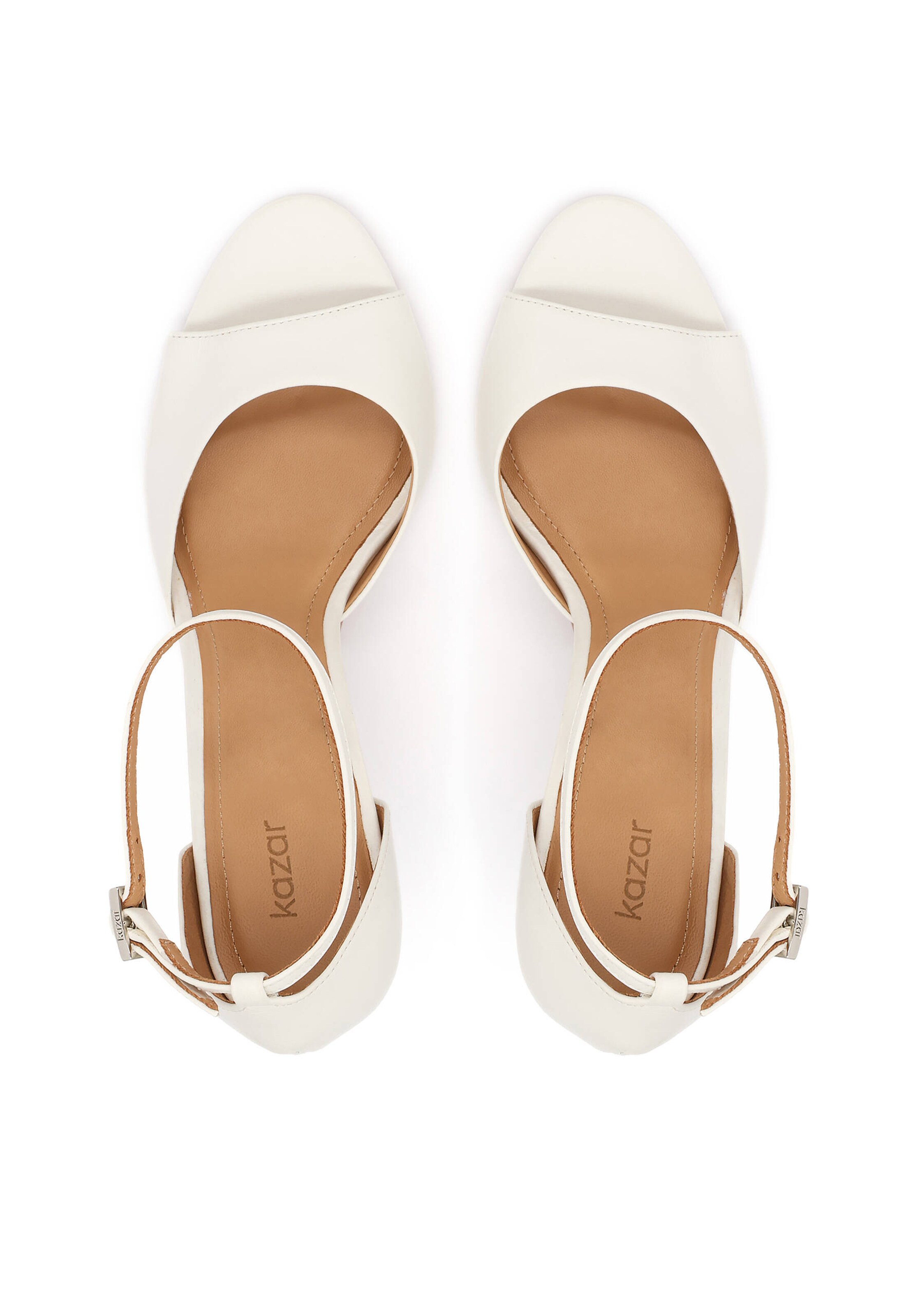 Sandales à lanières Kazar en blanc