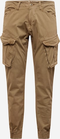 Pantaloni cargo 'Spy' di ALPHA INDUSTRIES in marrone: frontale