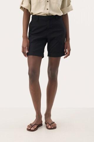 Part Two Regular Trousers 'Hanijan' in Black: front