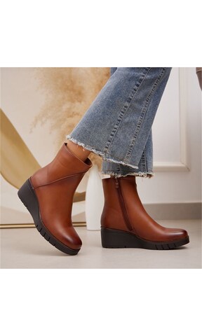 Ital-Design Ankle Boots in Brown