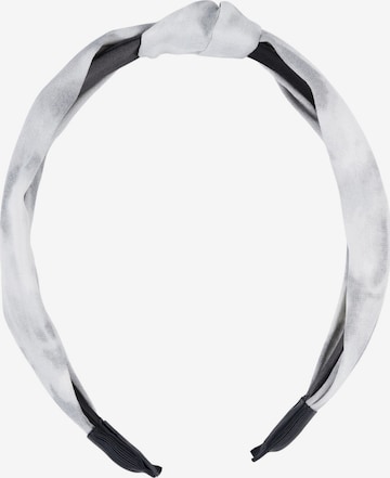 styleBREAKER Haarschmuck 'Stoff Haarreif Batik Farbverlauf' in Grau: Vorderseite
