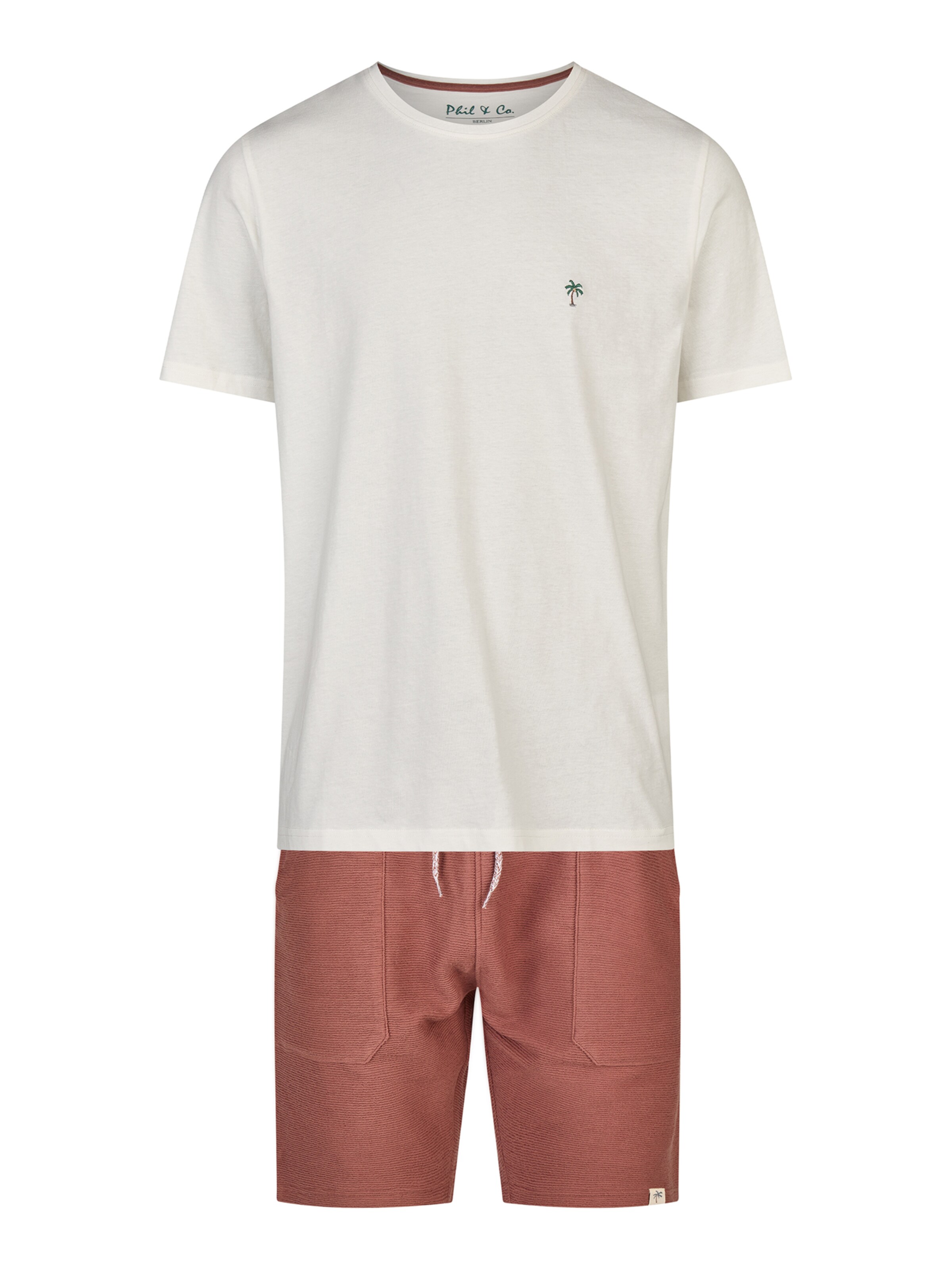 Pyjama court 'Lounge Dreams' Phil & Co. Berlin en bronze : devant